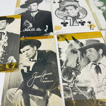 Vintage Postcard Lot of 11 Early Film Stars Cowboy Movies Photo Photograph EA3