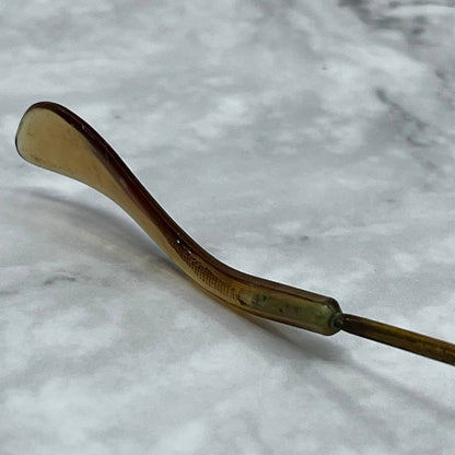 Vintage Solid Brass Aviator Sunglasses 5” TA9