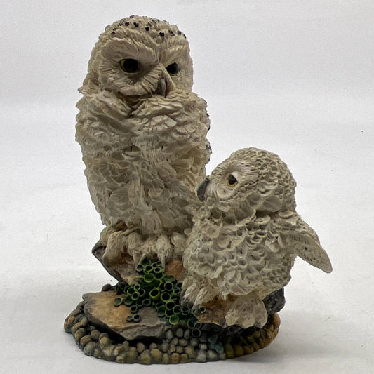 1994 Hamilton Collection "A Watchful Eye" Owl Figurine Russell Willis TI4