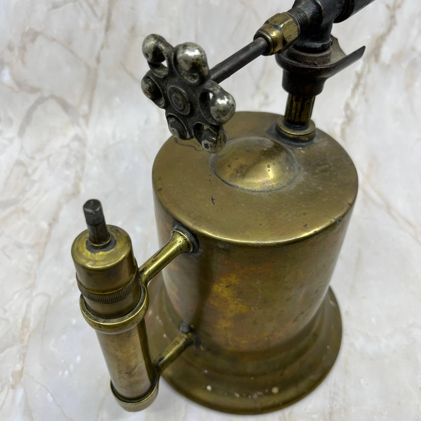 Antique Brass Clayton & Lambert Blow Torch Detroit Michigan Steampunk Decor TI7