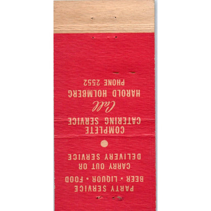 Sarge Biltz Restaurant Lafayette Indiana Advertising Matchbook Cover SA1-M11