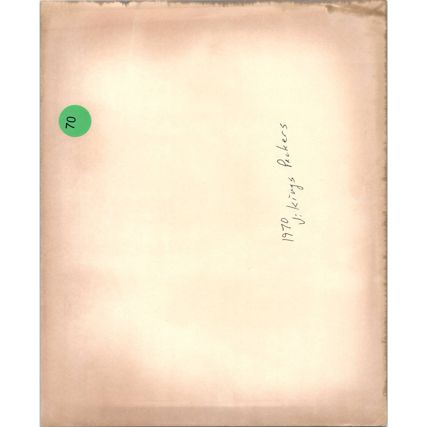 1970 Press Photo Football NFL Minnesota Vikings Green Bay Packers 8x10" TK2-FP