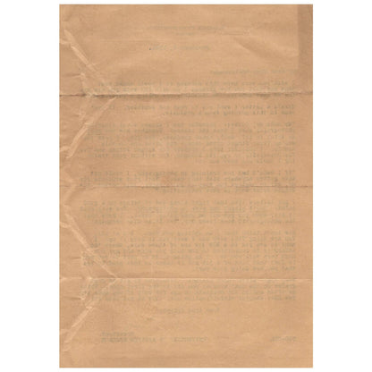 Original 1926 T.J. Cooke Fingerprint Expert Chicago IL Letter to Student AD8