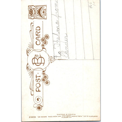 The Song The Angels Sing Holmfirth 1920s Original Postcard TK1-P13