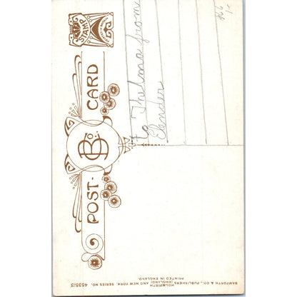 The Song The Angels Sing Holmfirth 1920s Original Postcard P2-3