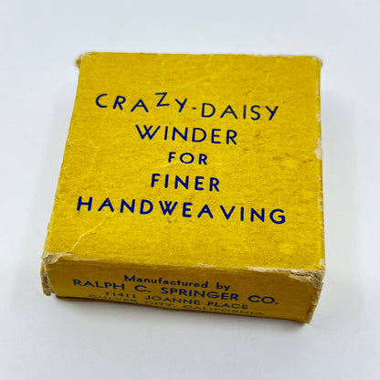 Vintage CRAZY DAISY WINDER For Finer Handweaving In Box SD4