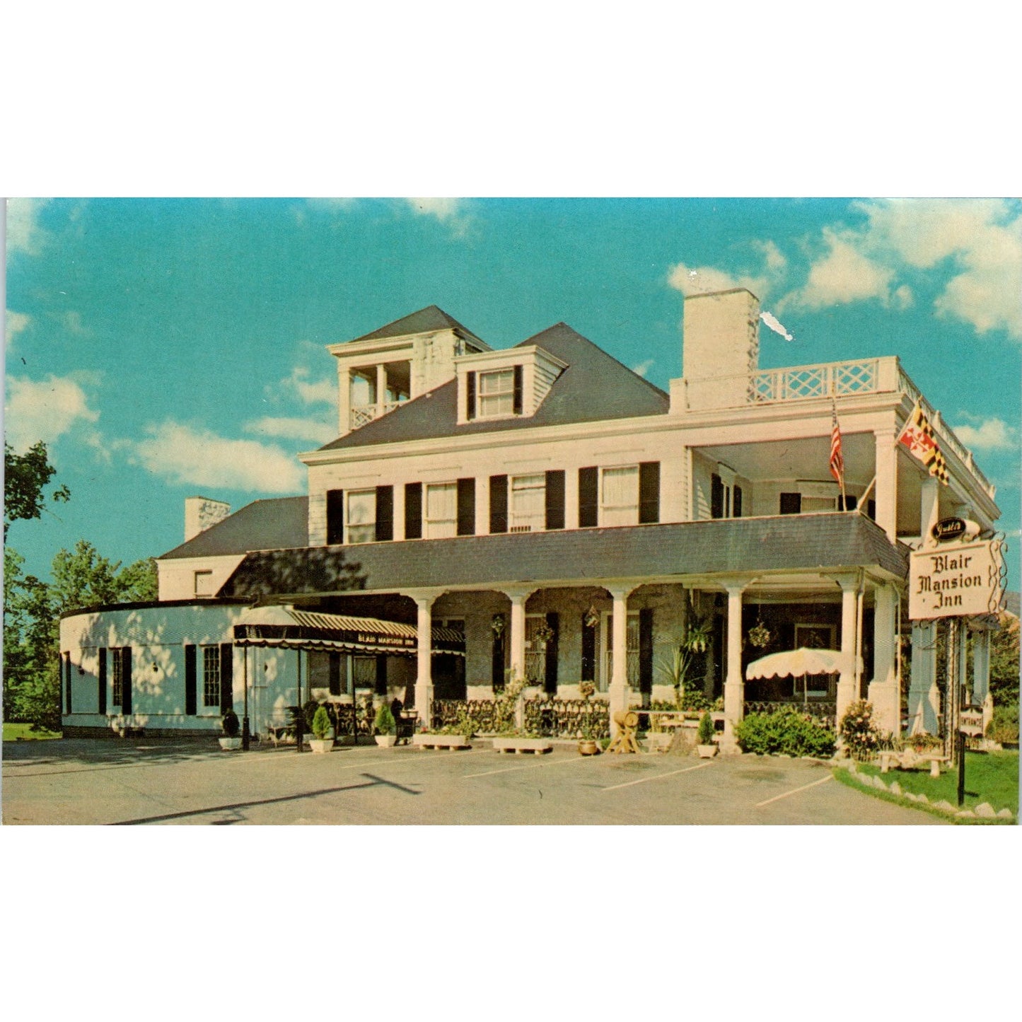 Blair Mansion Inn Washington D.C. Original Postcard P1-16