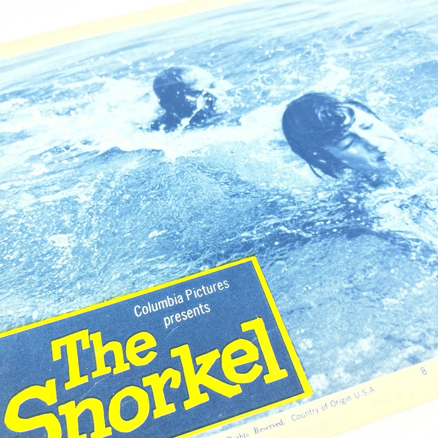 THE SNORKEL original 1958 HAMMER Lobby Card PETER VAN EYCK 11x14 #8 FL4