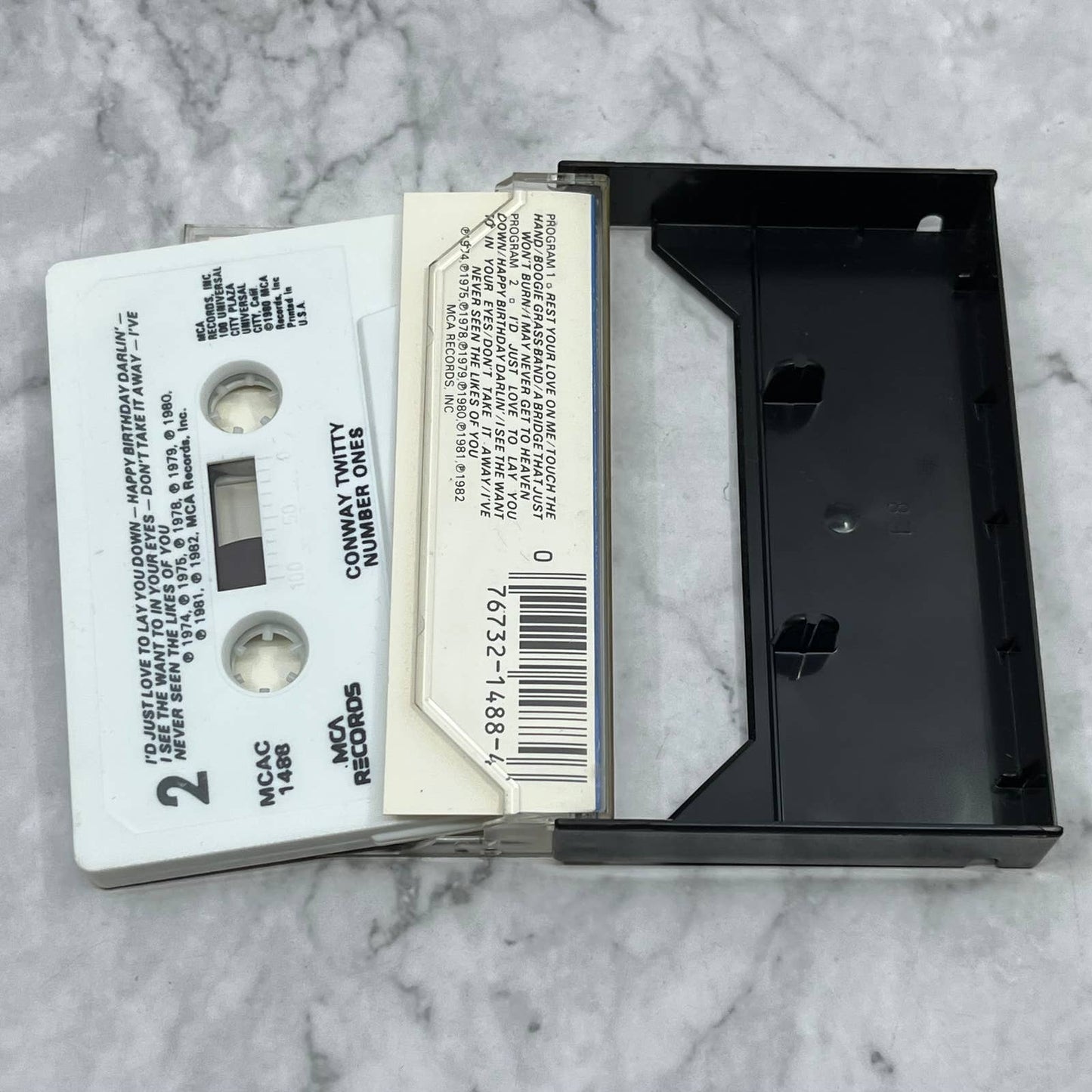 Conway Twitty Number Ones Cassette Tape TB7-16