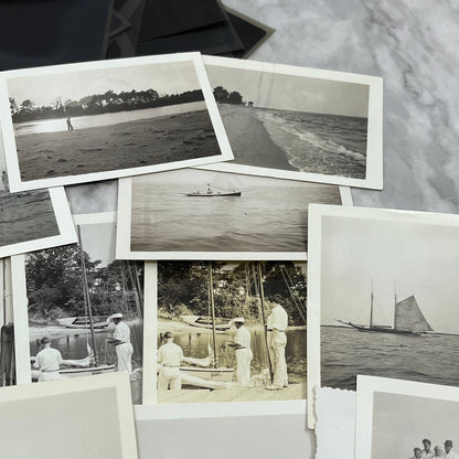 1930s Photos & Negatives Sailboating Mosquito Point White Stone VA TJ9-PG4