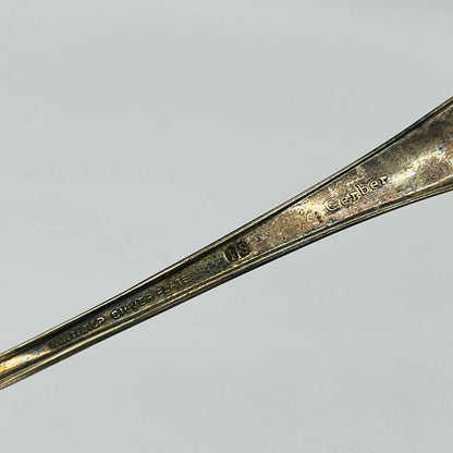 1940s Gerber Baby Long Spoon Winthrop Silver Silver Plate SB7