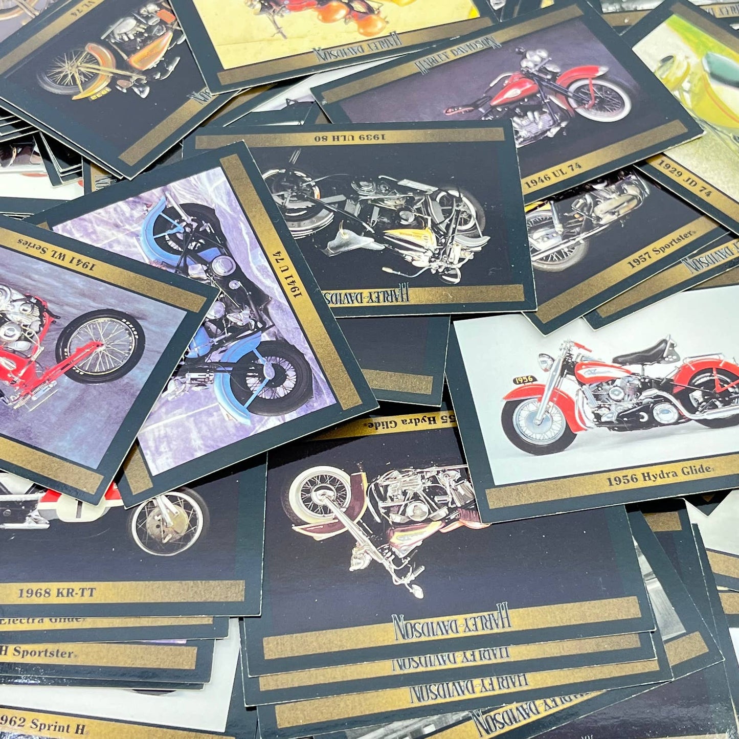 Huge Lot 1992 Harley Davidson Motorcycle Series 2 Collectible Trading Cards TA3