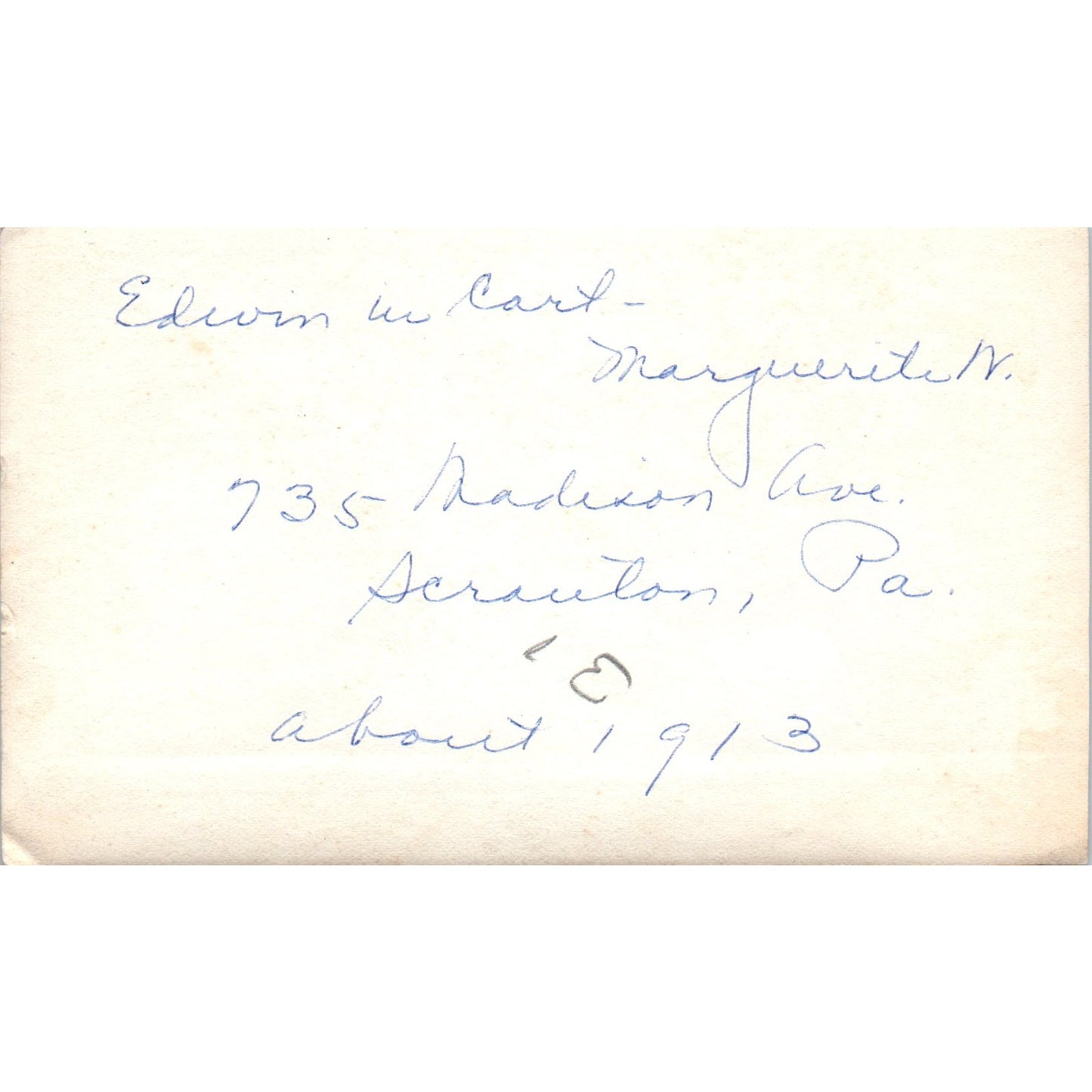 1913 Photograph of Girl Pulling Baby Infant in Cart Scranton PA 3x5 PV2