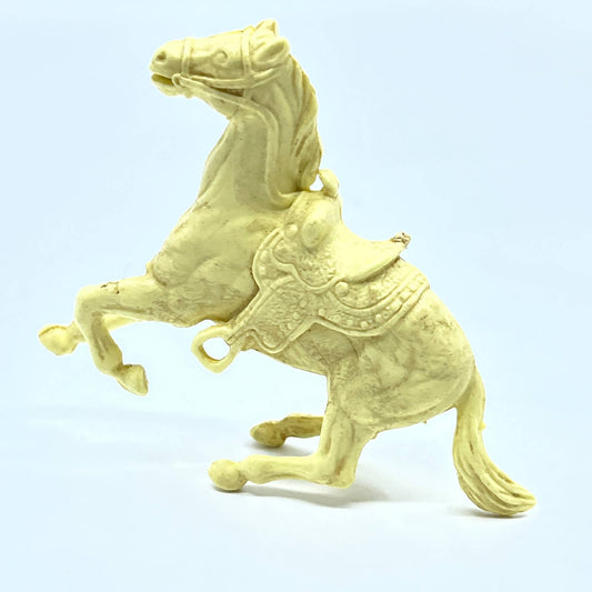 Marx 1960's Western Frontier Marx Cream Horse Rearing Up SD7