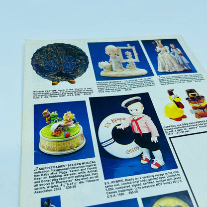 1985 Downs’ Collectors Showcase Catalog Lot of 2 Figurines Plates Milwaukee FL2