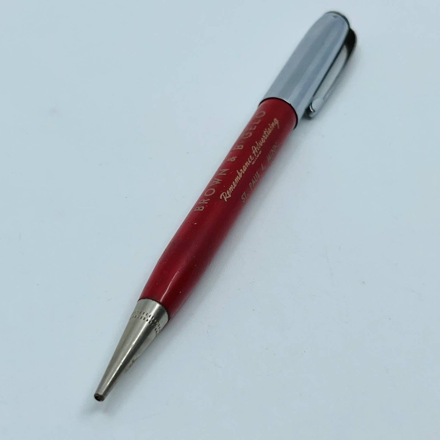 VTG Mechanical Pencil Redipen Brown & Bigelow Advertising St. Paul Minnesota SB3