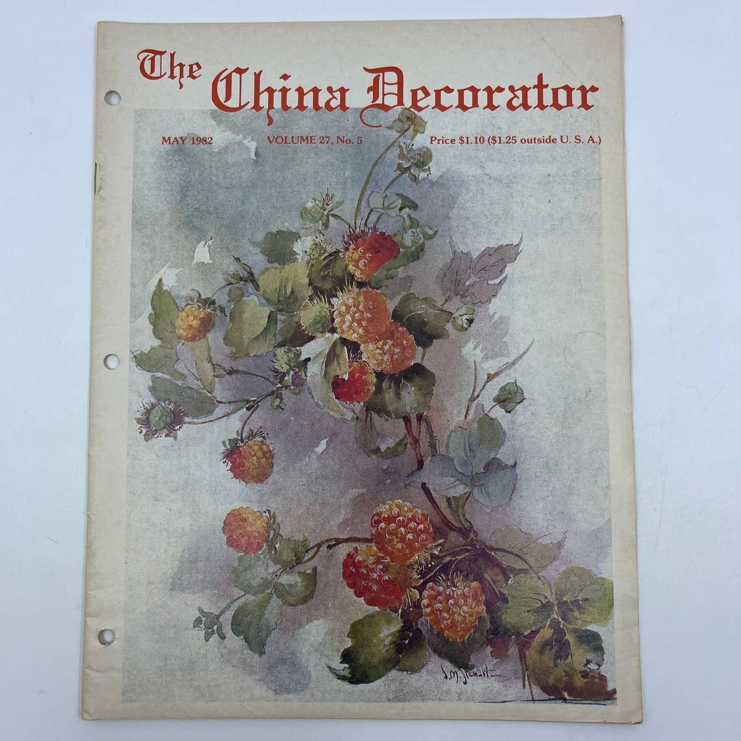 1982 May - The China Decorator Magazine - J. Stewart TH8