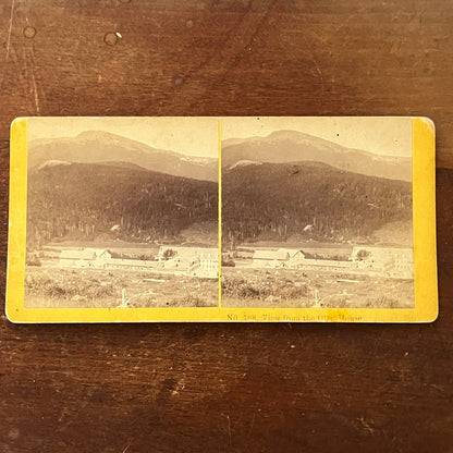 View From the Glen House Mt. Washington Antique Stereoview Card H2-4