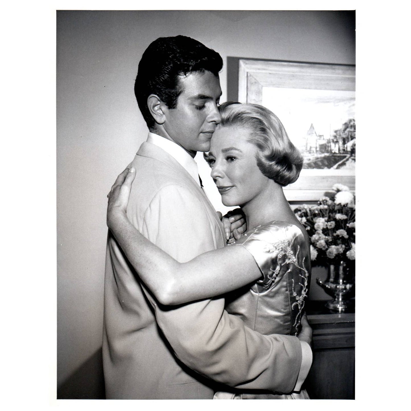 c1960 Press Photo Mark Damon The Du Pont Show With June Allyson CBS TJ7-2