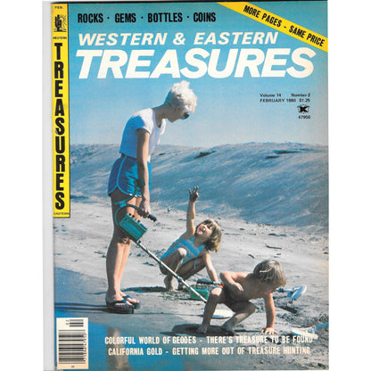 Western & Eastern Treasures Magazine Mines, Buried, Metal Detecting Feb 1980 MB2