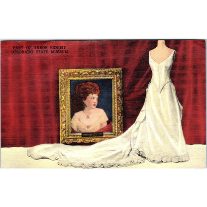 Part of the Tabor Exhibit Colorado State Museum Original Postcard P1-11