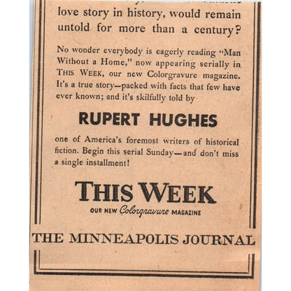 1935 Minneapolis Journal Newspaper Ad Powers Moon Glow Nail Polish FL5-5