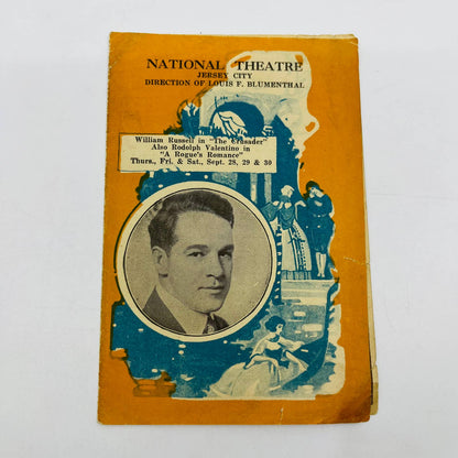 1920s National Theater Preview Booklet Jersey City NJ Louis F. Blumenthal D5