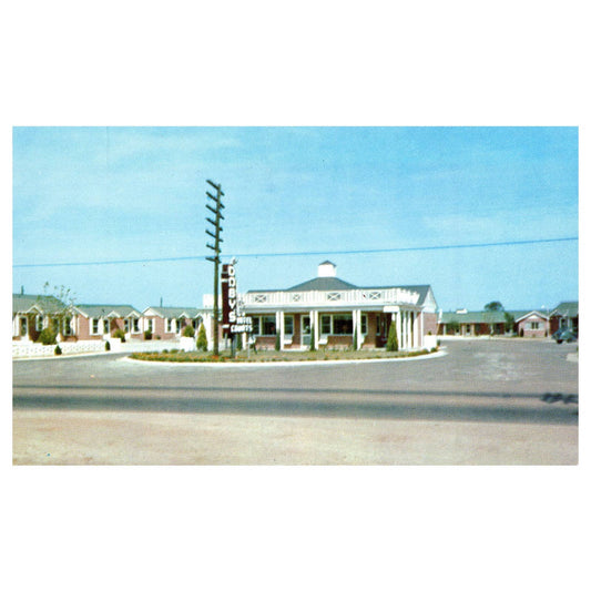 Doby's Hotel Court AAA Montgomery Alabama - Postcard TJ8-2