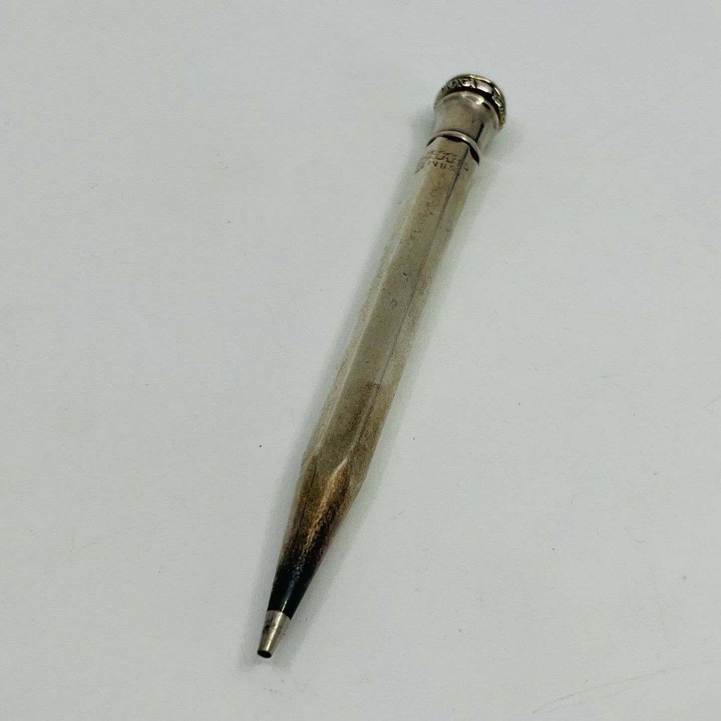 1920s Wahl Eversharp Mechanical Pencil Silver Plate SB8-20