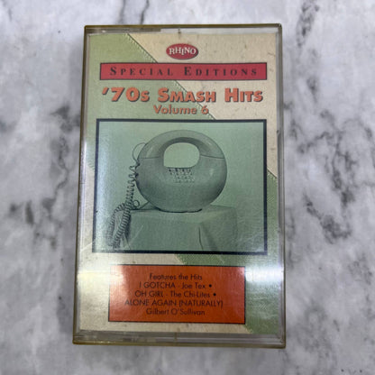 RHINO 70s Smash Hits Volume 6 - Cassette Tape TD8-70