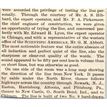 Peterson's Grain Dump Engraving Original Scientific American AD8-P24