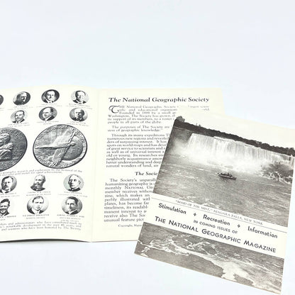 1933 National Geographic Advertising Booklet - Chinese Treasure Ship cover AB7