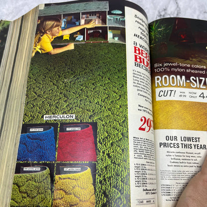 Montgomery Ward Fall & Winter 1975 Catalog Huge Fashion Home Hardcover S3