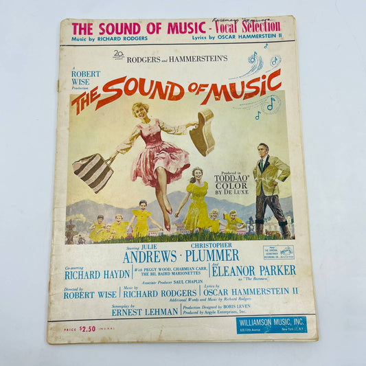 1959 The Sound of Music - Vocal Selection Book Rodgers & Hamerstein BA4
