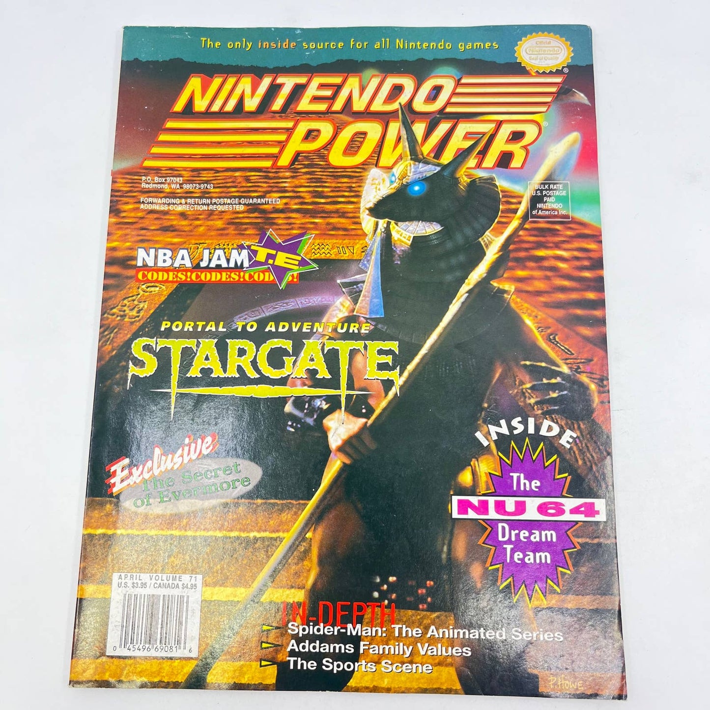 Nintendo Power Magazine Vol.71 Stargate Portal To Adventure with Poster TE9