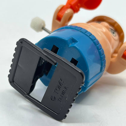 Vintage 1987 TOMY Toys BUMBLING BOXING Wind-Up Boxer Toy WORKS SE3