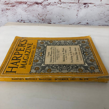 Harper's Monthly November 1917 World War I Ida M. Tarbell Mobilizing Women