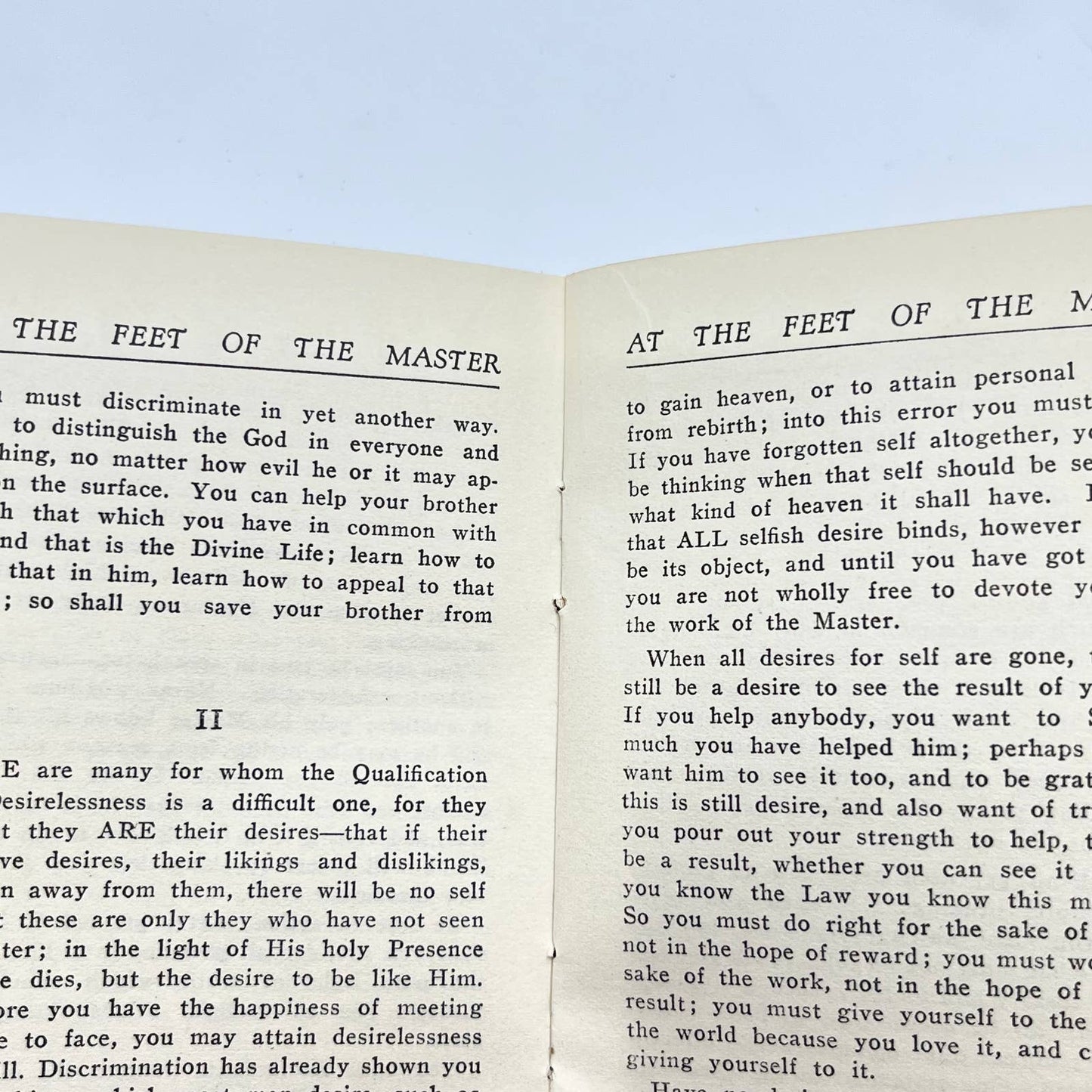 1926 At the Feet of the Master J. Krishnamurti Order of the Star in the East SD3