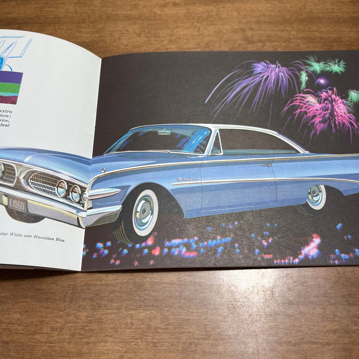 1960 Ford Edsel Color Promo Booklet New Nifty Thrifty 12pg B2