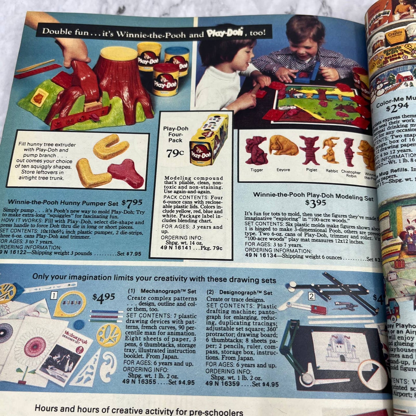 1976 Sears Wish Book Christmas Catalog Pooh Barbie GI Joe Batman Star Trek S3