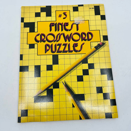 1981 NOS Finest Crossword Puzzles Book No. 3 UNUSED BA4