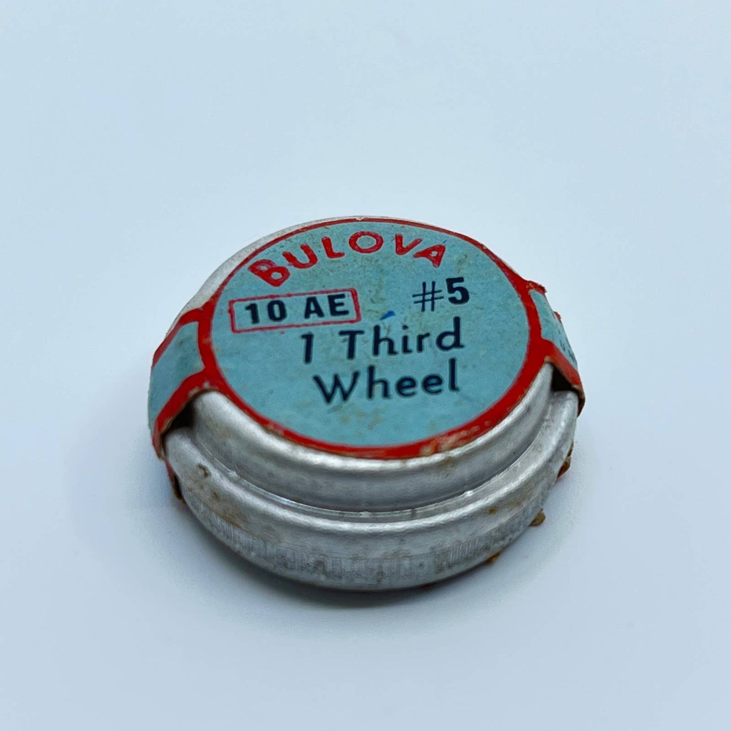 Vintage Bulova Watch Part Tin 10AE #5 1 Third Wheel (TIN ONLY) SC7