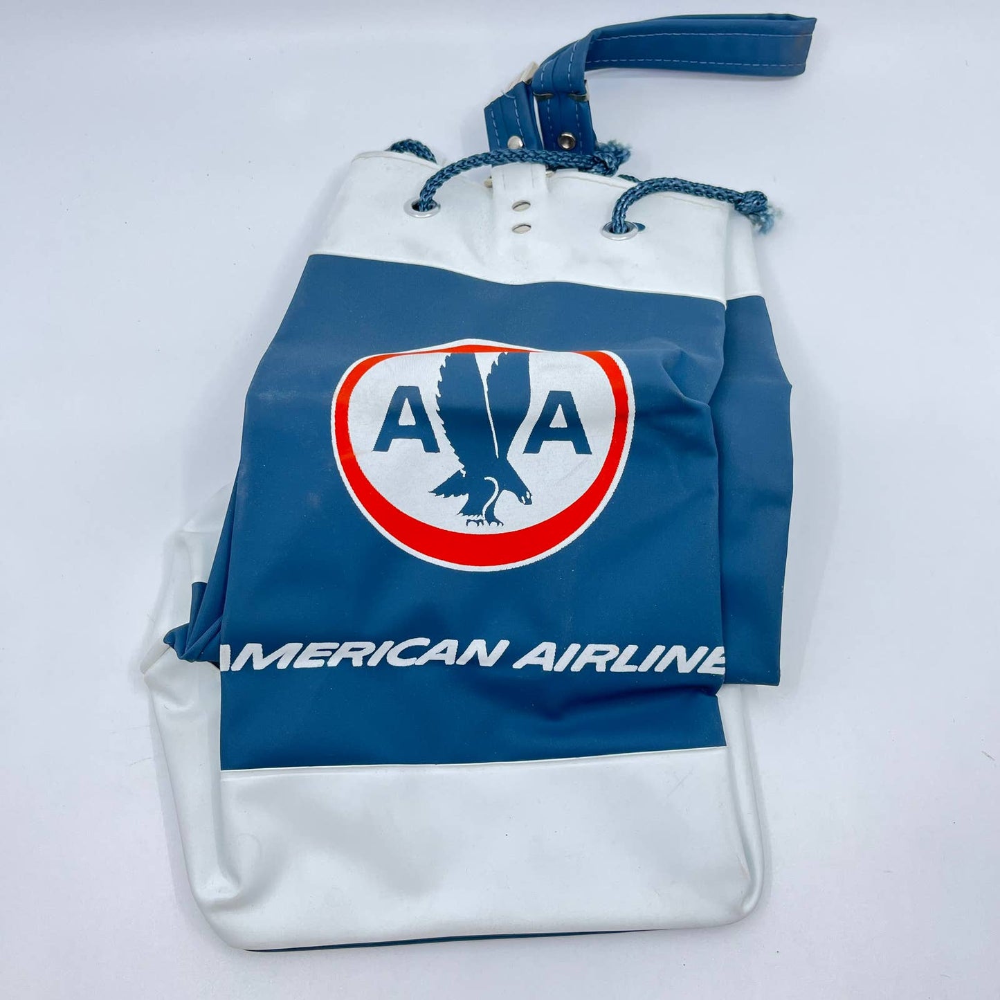 1960s Vintage American Airlines Carry On Tote Bag TF7