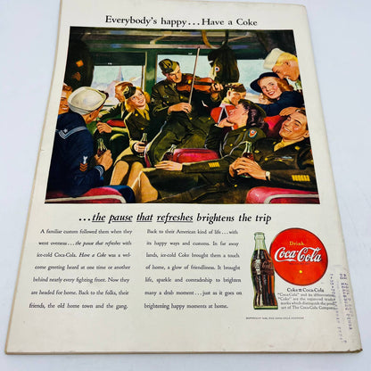 LIFE MAGAZINE February 11 1946 Abraham Lincoln Memorial Coca Cola Ads Complete