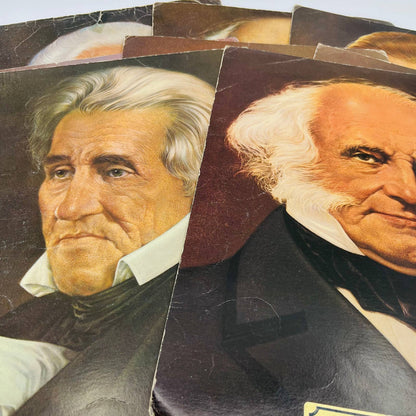 Vintage 1972 Set of 37 Presidential  Portraits Ottenheimer Publishing 11x14 TC4