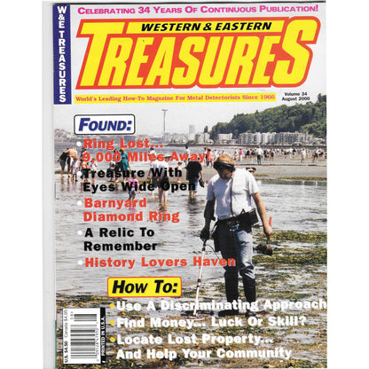 Western & Eastern Treasures Magazine - Treasure Hunting Aug 2000 M6