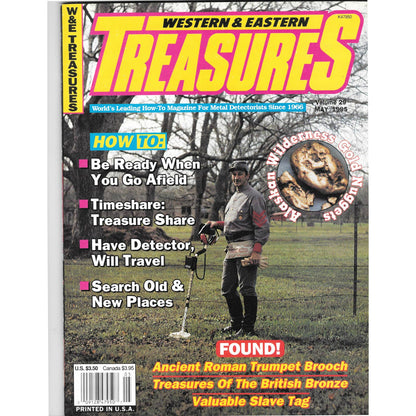 Western and Eastern Treasures Magazine May 1995 Vol. 29 Metal Detecting Gold M1