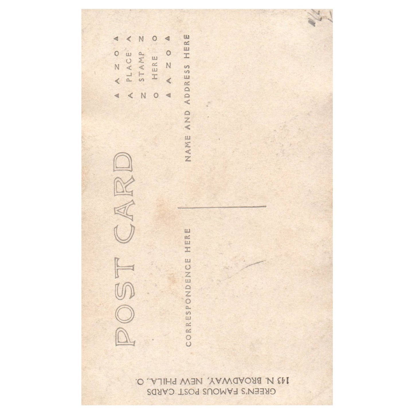 Baby Girl Toddler With Puppy Dog on Crate - Original Postcard RPPC TJ8-4