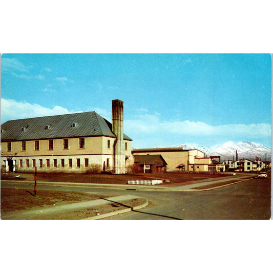 Elmendorf AFB Service Club and Chugach Theatre - Original Postcard TJ7-RP1