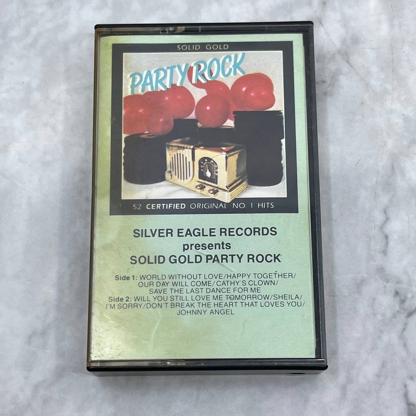 Silver Eagle Records 1982 Solid Gold Party Rock Cassette Tape #5 TF6-25